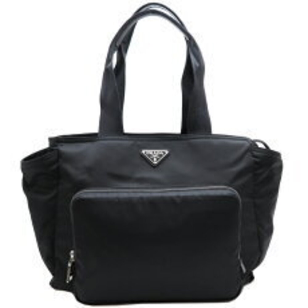 Prada ReNylon Baby Bag Mattress Shoulder Bag Black